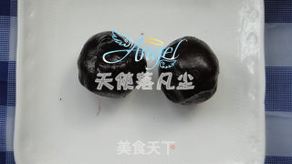 【中秋】巧克力月饼的做法步骤：14