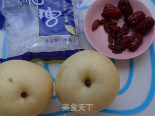 【冰糖炖雪梨】战痘很轻松的做法步骤：1