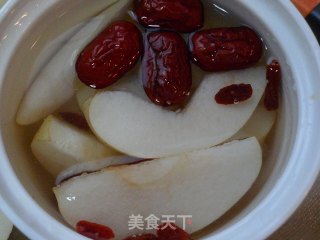 【冰糖炖雪梨】战痘很轻松的做法步骤：3