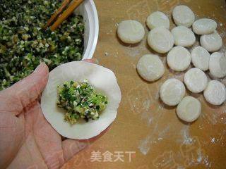 鲜肉豆干合子的做法步骤：11