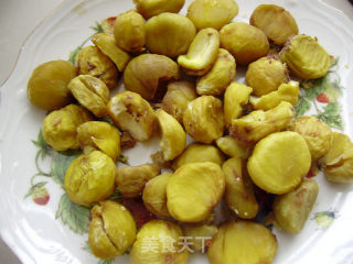 家常菜----板栗烧白菜的做法步骤：3