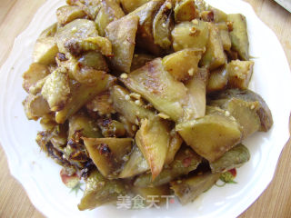 家常菜----茄子烧苦瓜的做法步骤：4