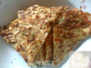 双椒火腿萝卜丝饼的做法步骤：7