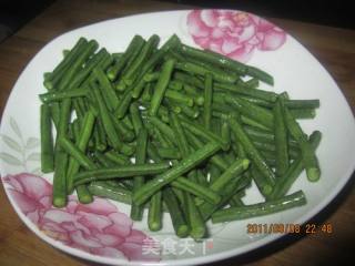 蒜味肉豆角的做法步骤：4