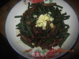 蒜味肉豆角的做法步骤：6