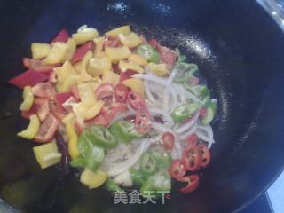 三黄辣子鸡的做法步骤：6