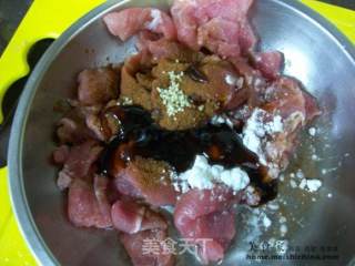 家常菜肴@@五香炒肉片的做法步骤：2
