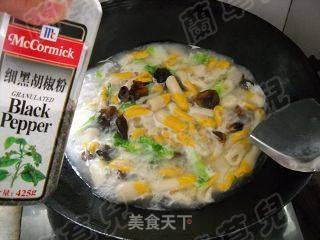 清汤枸杞猫耳面的做法步骤：13