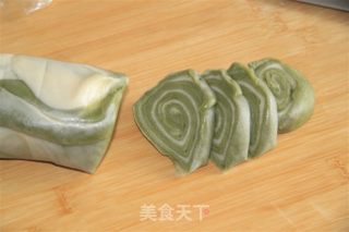 抹茶椰蓉小小酥的做法步骤：4
