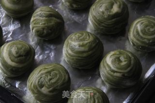 抹茶椰蓉小小酥的做法步骤：6