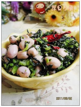 雪菜花生的做法步骤：10