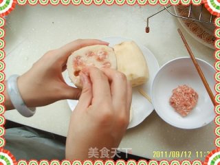 糖醋灌肉藕的做法步骤：3