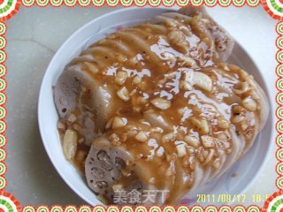 糖醋灌肉藕的做法步骤：5