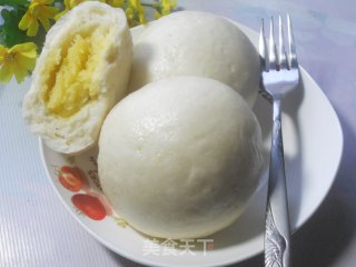 今天早餐吃什么--奶黄包的做法步骤：7