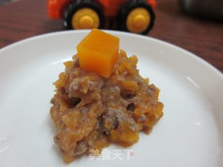 宝宝辅食——南瓜猪肝泥的做法步骤：7