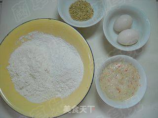 枸杞花生牛奶饼的做法步骤：1
