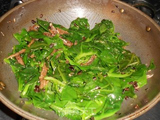 豆豉鲮鱼炒潺菜的做法步骤：5