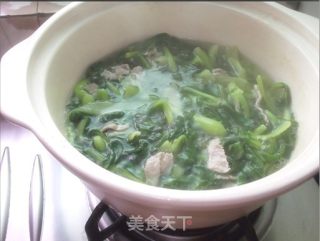 清清爽爽 蔬菜肉片汤的做法步骤：6