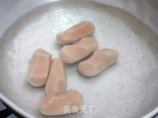 [香肠吐司卷]的做法步骤：2