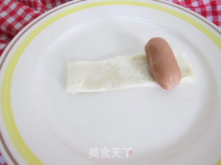 [香肠吐司卷]的做法步骤：7