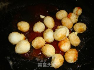 茄汁鹌鹑蛋的做法步骤：7