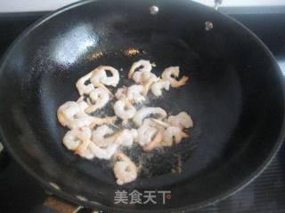 豌豆竹笋炒虾仁的做法步骤：5