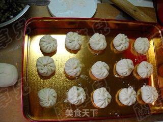 腊味茄肉生煎包的做法步骤：13