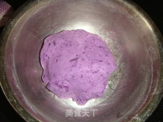 紫薯饼的做法步骤：4