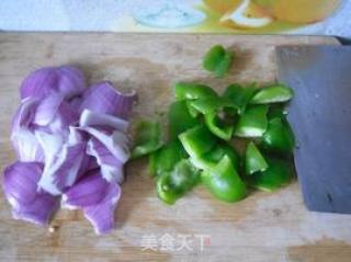 【青椒洋葱干豆腐】的做法步骤：2