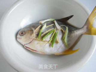 清淡营养—清蒸鲳鱼的做法步骤：3