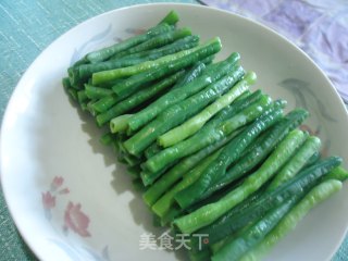 麻汁豇豆的做法步骤：6