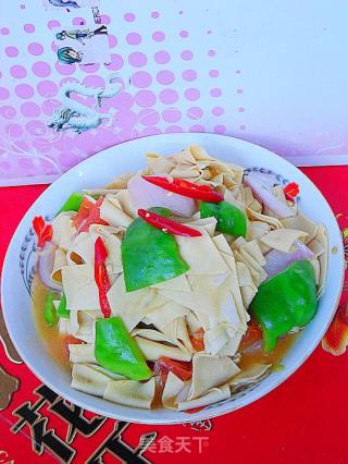 【青椒茄汁小炒】的做法步骤：10