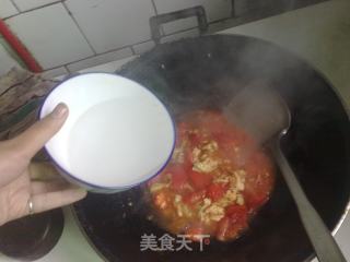 番茄鸡蛋捞烩面的做法步骤：5
