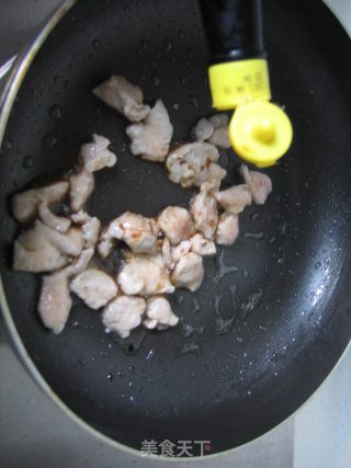 青椒肉片炒花菜的做法步骤：5