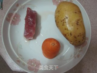宝宝辅食——肉末土豆茸的做法步骤：1