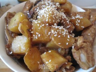 排骨烧土豆的做法步骤：4