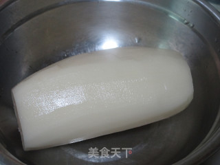 葱爆藕片的做法步骤：1