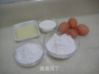 咖啡大理石戚风蛋糕的做法步骤：1