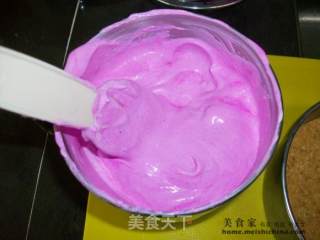 不用烤箱做蛋糕@@火龙果慕斯的做法步骤：7