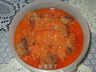意式肉丸红酱意面的做法步骤：16