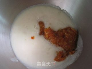 橙香蜜梨燕麦吐司的做法步骤：1
