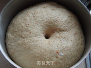 橙香蜜梨燕麦吐司的做法步骤：7