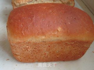 橙香蜜梨燕麦吐司的做法步骤：15