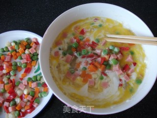 简单的五彩早餐的做法步骤：2