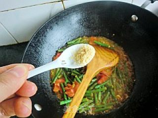 简单家常菜---西红柿烧豆角的做法步骤：7