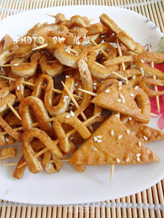 【自制小零食】 烧烤豆干的做法步骤：11