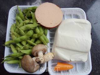 什锦豆腐的做法步骤：1