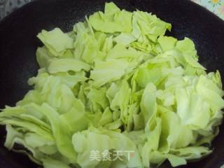 爆炒包菜的做法步骤：4