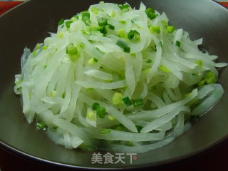 葱香白蘿蔔絲的做法步骤：7