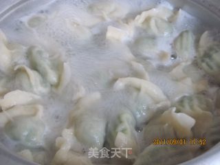 味道鲜美的鳕鱼饺子的做法步骤：10